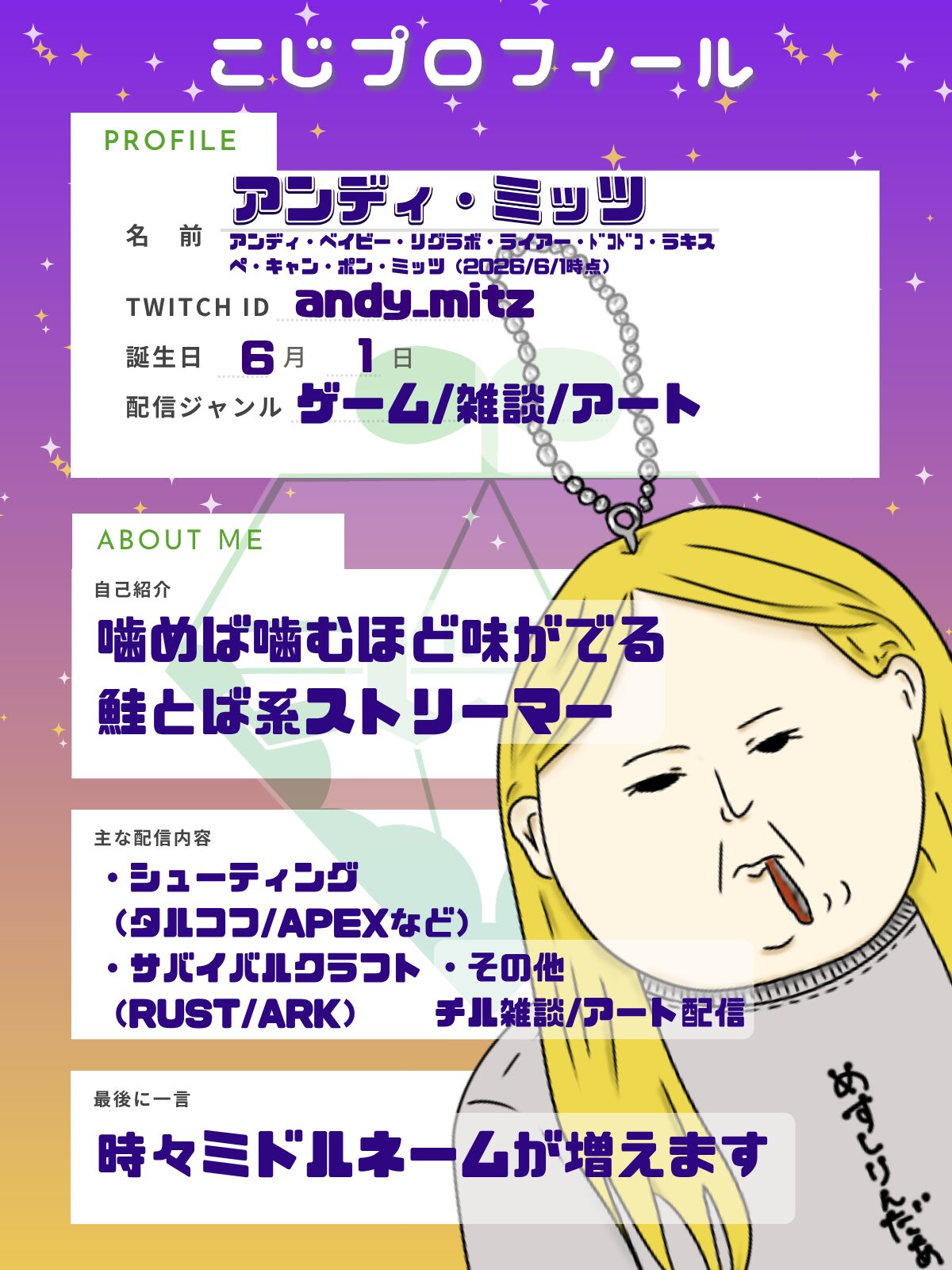 あんでぃ・みっつ / Andy Mitz